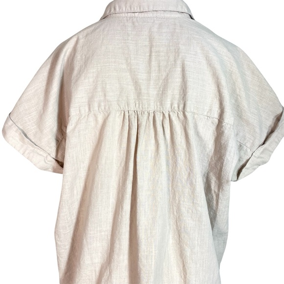 Button Down Shirt Dress Cotton - Picture 5 of 7
